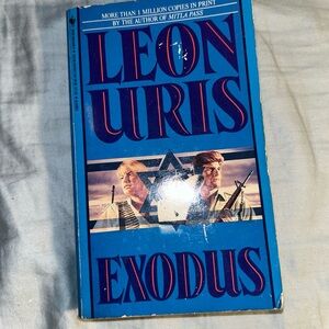 📚BOOK SALE 5 for $20📚 Exodus: A Novel of Israel by Leon Uris 1989, Paperback